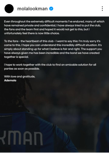 Ademola Lookman