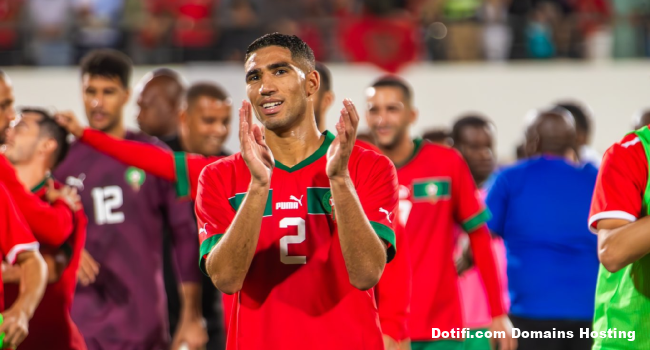 Morocco capain, Achraf Hakimi