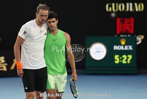 Carlos Alcaraz, Alexander Zverev, Australian Open